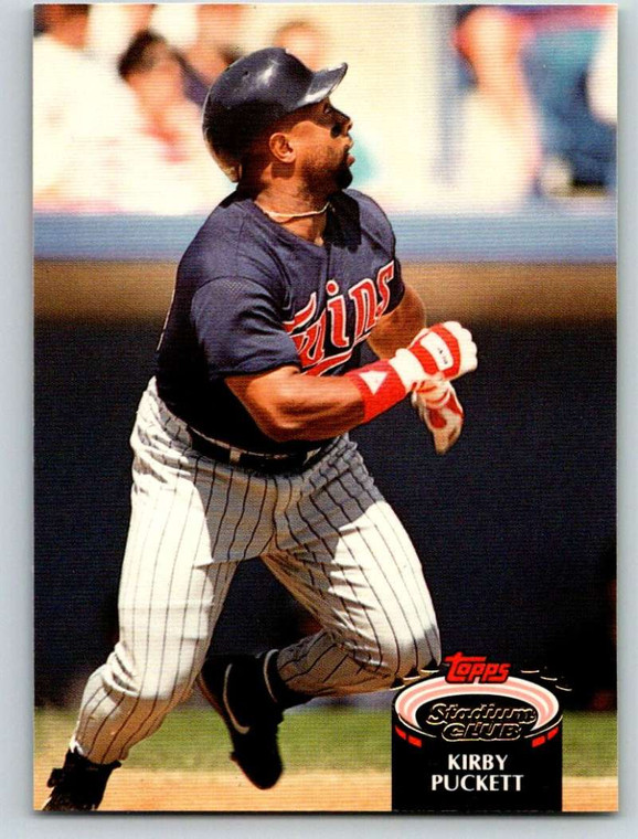 1992 Stadium Club #500 Kirby Puckett VG Minnesota Twins 