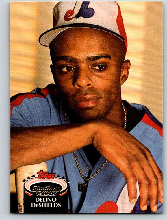 1992 Stadium Club #505 Delino DeShields VG Montreal Expos 