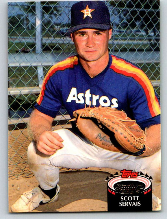 1992 Stadium Club #509 Scott Servais VG Houston Astros 