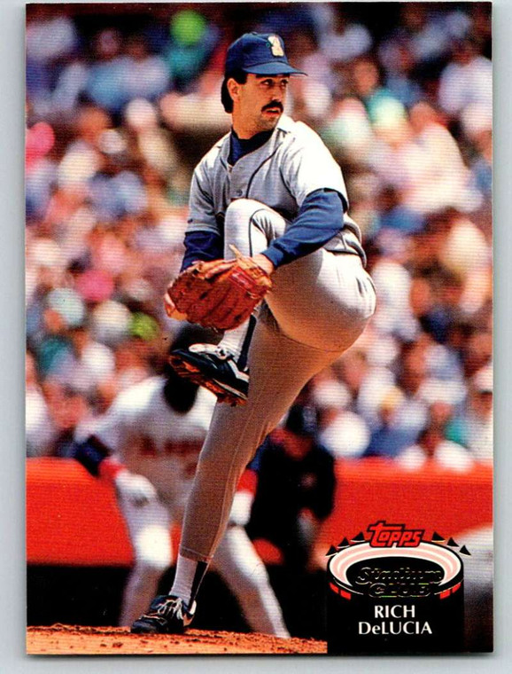 1992 Stadium Club #511 Rich DeLucia VG Seattle Mariners 