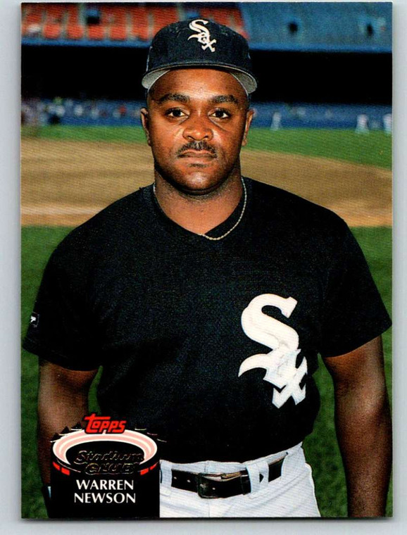 1992 Stadium Club #512 Warren Newson VG Chicago White Sox 