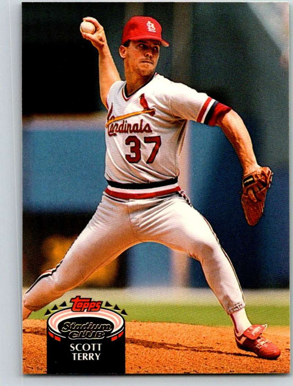 1992 Stadium Club #522 Scott Terry VG St. Louis Cardinals 