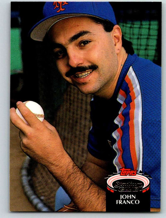 1992 Stadium Club #565 John Franco VG New York Mets 