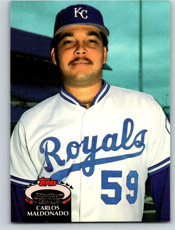1992 Stadium Club #569 Carlos Maldonado VG RC Rookie Kansas City Royals 