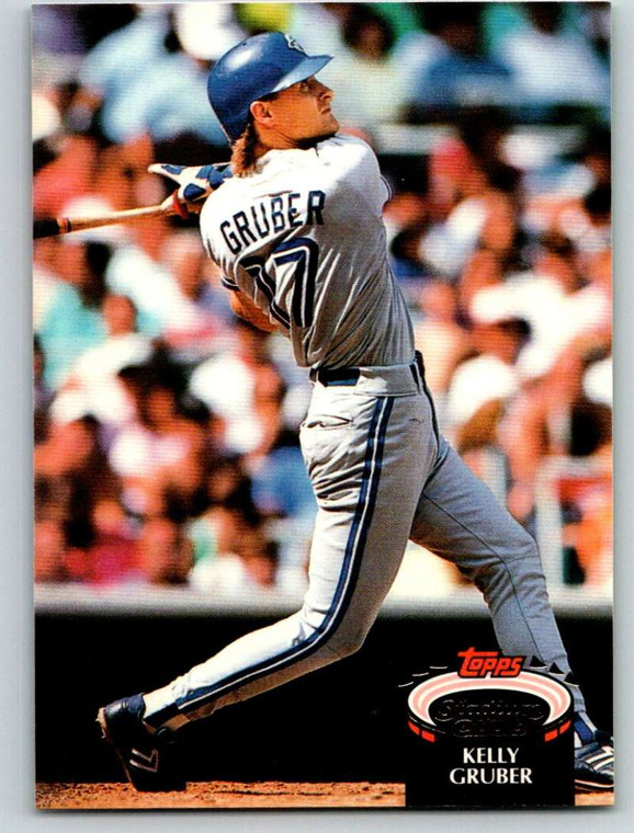 1992 Stadium Club #570 Kelly Gruber VG Toronto Blue Jays 