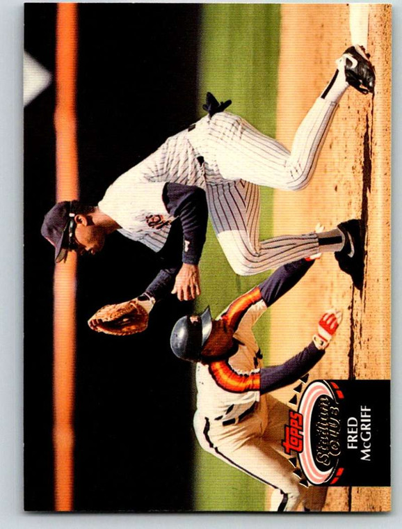 1992 Stadium Club #580 Fred McGriff VG San Diego Padres 