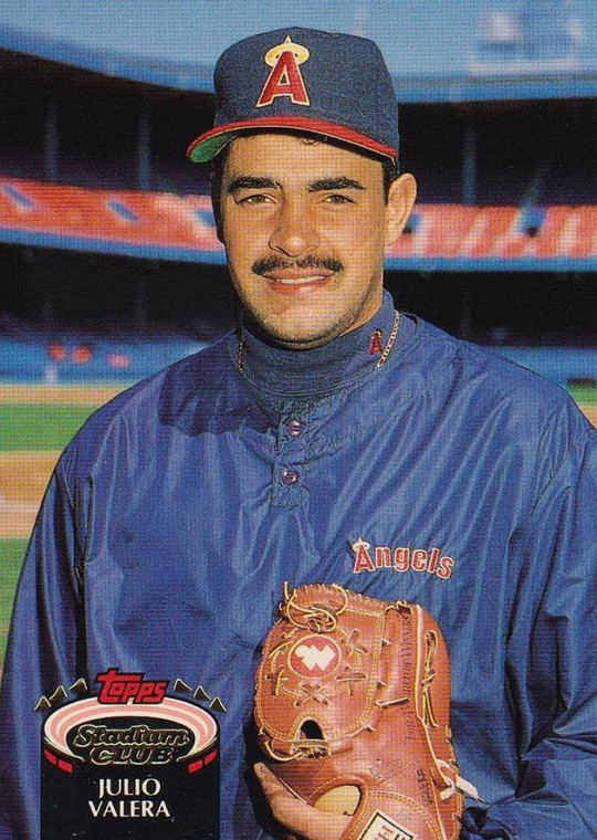 1992 Stadium Club #646 Julio Valera VG California Angels 