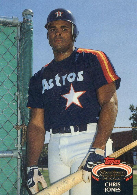 1992 Stadium Club #698 Chris Jones VG Houston Astros 