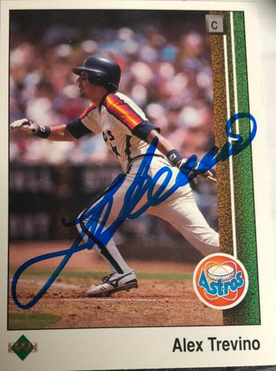 Alex Trevino Autographed 1989 Upper Deck #262