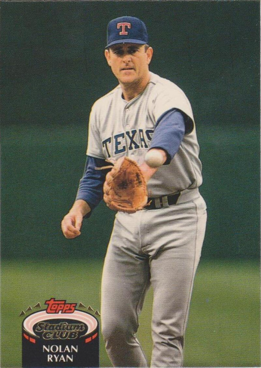 1992 Stadium Club #770 Nolan Ryan VG Texas Rangers 