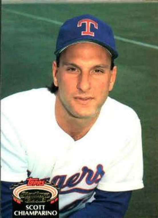 1992 Stadium Club #896 Scott Chiamparino VG Texas Rangers 