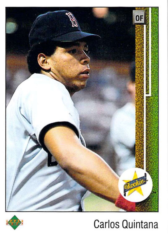 1989 Upper Deck #26 Carlos Quintana VG RC Rookie Boston Red Sox 