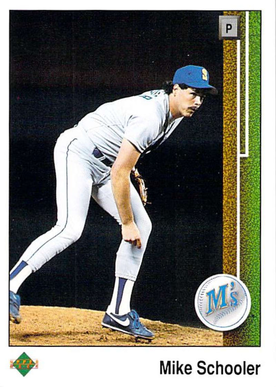 1989 Upper Deck #28 Mike Schooler VG Seattle Mariners 