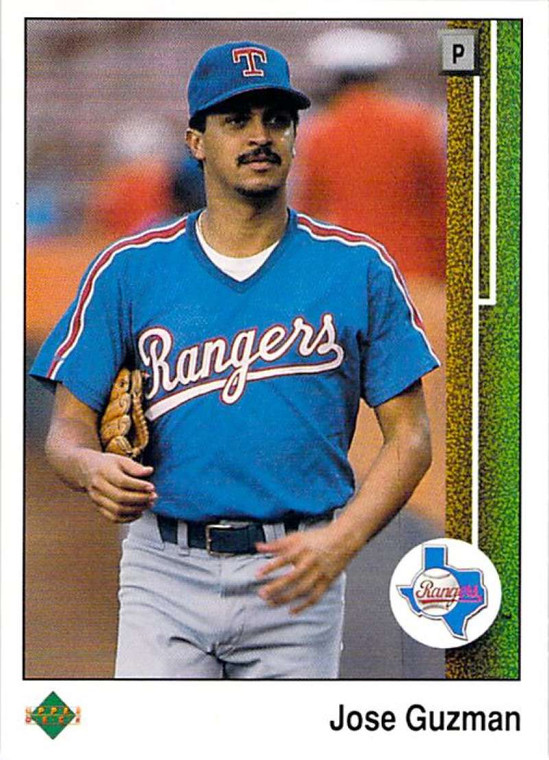 1989 Upper Deck #73 Jose Guzman VG Texas Rangers 