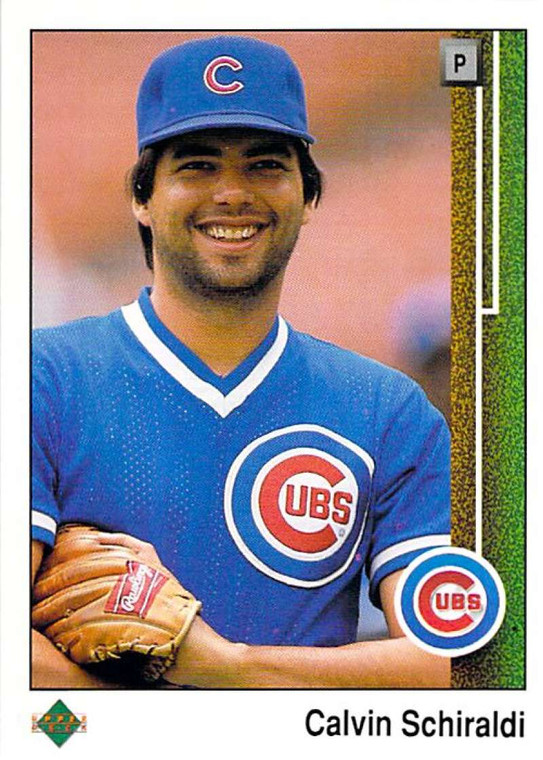1989 Upper Deck #82 Calvin Schiraldi VG Chicago Cubs 
