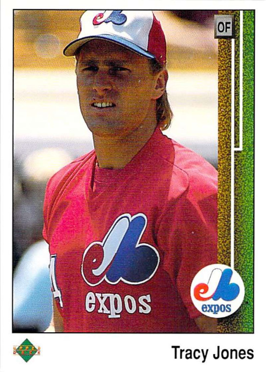 1989 Upper Deck #96 Tracy Jones VG Montreal Expos 