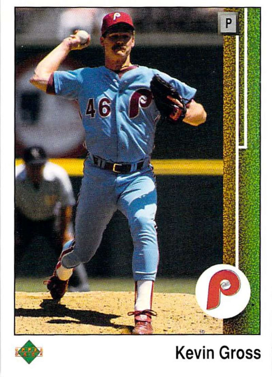 1989 Upper Deck #31 Kevin Gross VG Philadelphia Phillies 