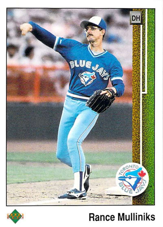 1989 Upper Deck #43 Rance Mulliniks VG Toronto Blue Jays 