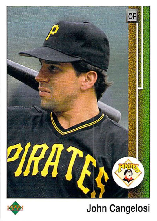 1989 Upper Deck #67 John Cangelosi VG Pittsburgh Pirates 