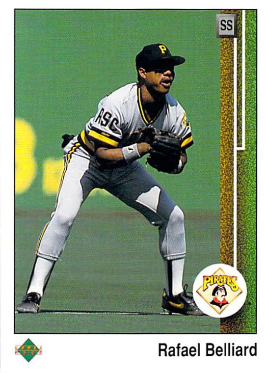 1989 Upper Deck #90 Rafael Belliard UER VG Pittsburgh Pirates 