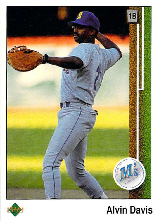 1989 Upper Deck #105 Alvin Davis VG Seattle Mariners 