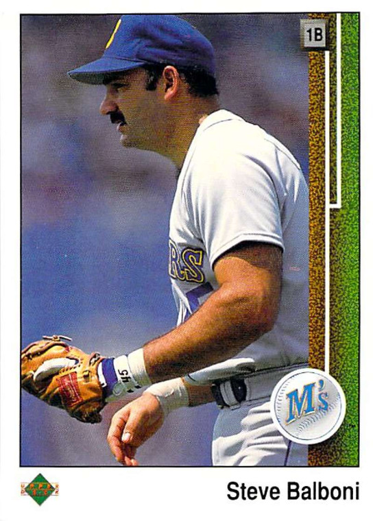 1989 Upper Deck #111 Steve Balboni VG Seattle Mariners 
