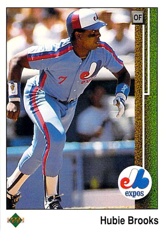 1989 Upper Deck #122 Hubie Brooks VG Montreal Expos 