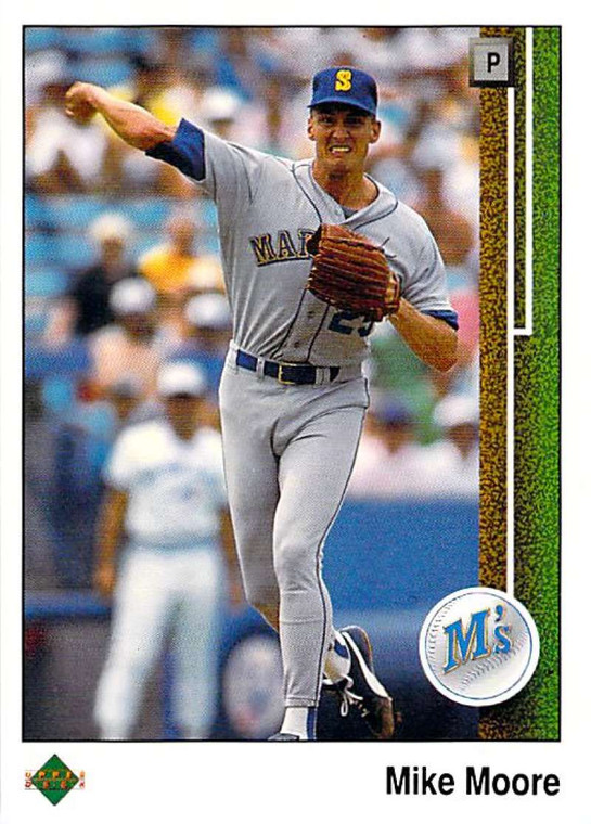 1989 Upper Deck #123 Mike Moore VG Seattle Mariners 