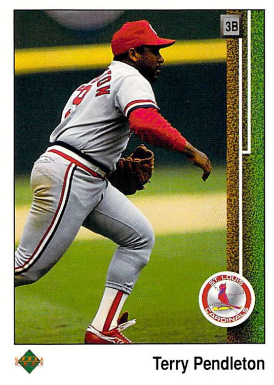 1989 Upper Deck #131 Terry Pendleton VG St. Louis Cardinals 