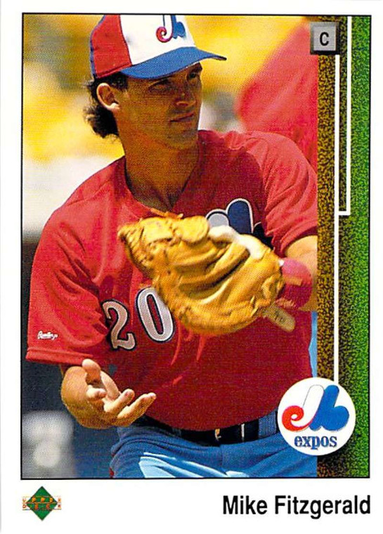 1989 Upper Deck #133 Mike Fitzgerald VG Montreal Expos 