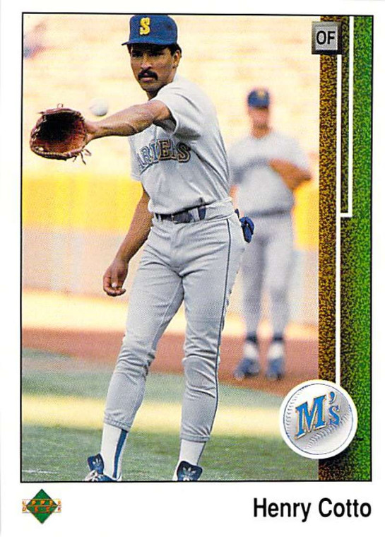 1989 Upper Deck #134 Henry Cotto VG Seattle Mariners 