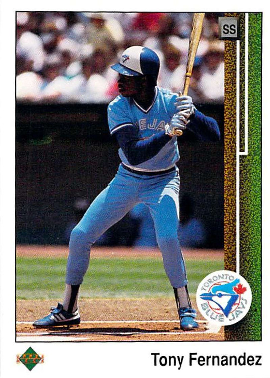 1989 Upper Deck #139 Tony Fernandez VG Toronto Blue Jays 