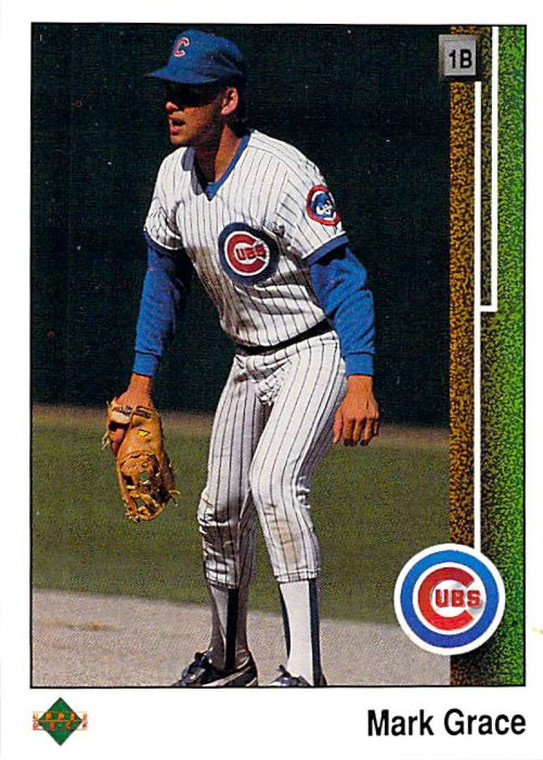 1989 Upper Deck #140 Mark Grace VG Chicago Cubs 