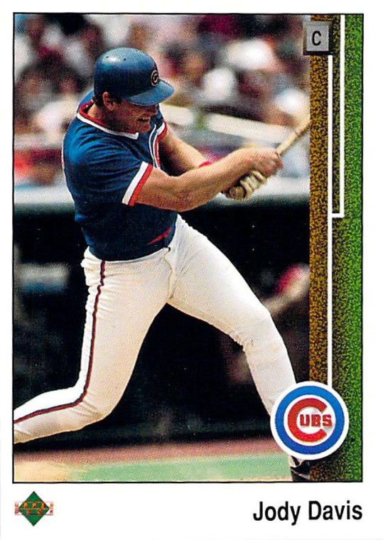1989 Upper Deck #148 Jody Davis VG Chicago Cubs 