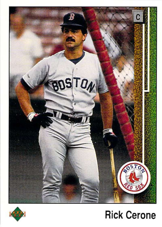 1989 Upper Deck #152 Rick Cerone VG Boston Red Sox 