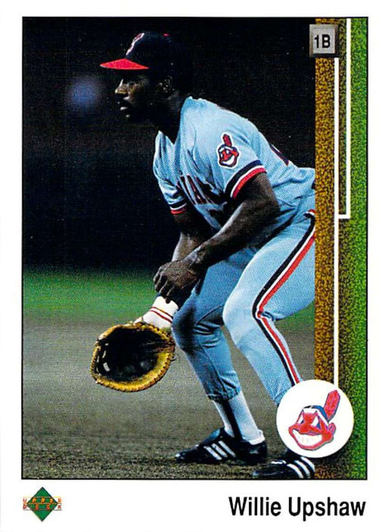 1989 Upper Deck #157 Willie Upshaw VG Cleveland Indians 