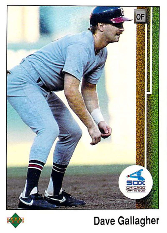 1989 Upper Deck #164 Dave Gallagher VG RC Rookie Chicago White Sox 