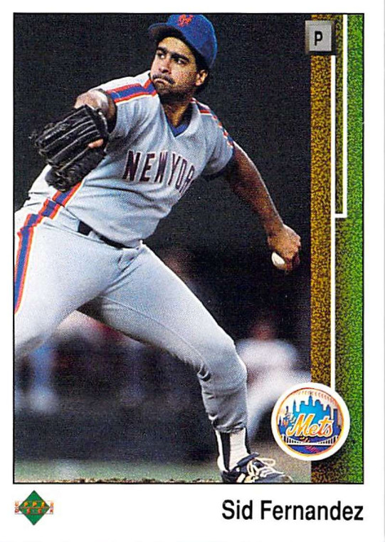 1989 Upper Deck #168 Sid Fernandez VG New York Mets 