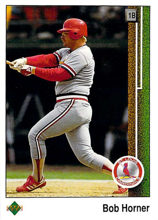 1989 Upper Deck #125 Bob Horner VG St. Louis Cardinals 