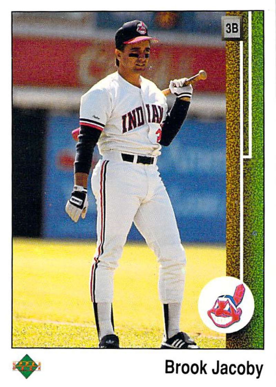 1989 Upper Deck #198 Brook Jacoby VG Cleveland Indians 