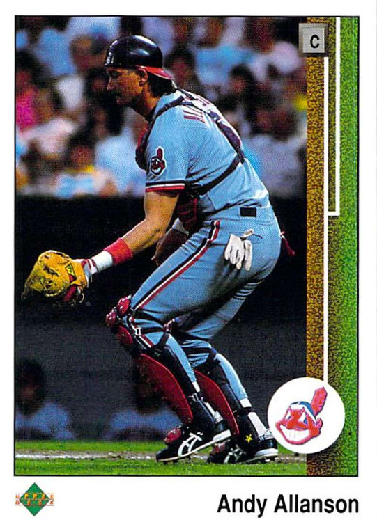 1989 Upper Deck #217 Andy Allanson VG Cleveland Indians 
