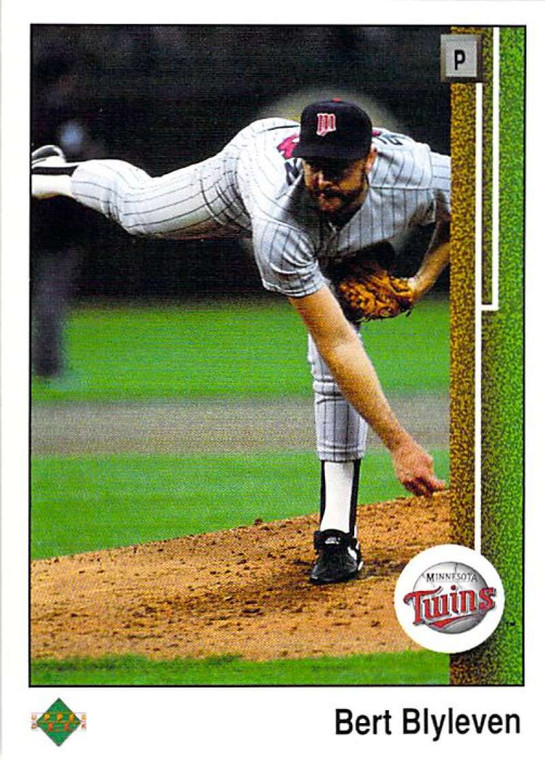 1989 Upper Deck #225 Bert Blyleven VG Minnesota Twins 
