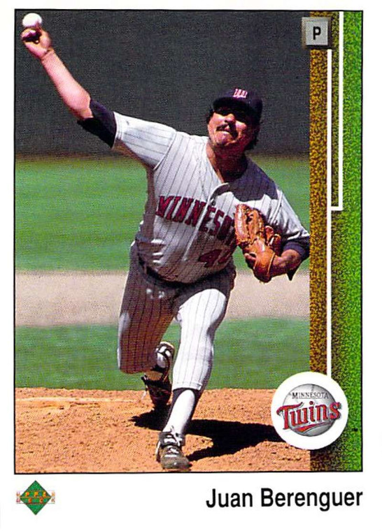 1989 Upper Deck #232 Juan Berenguer VG Minnesota Twins 