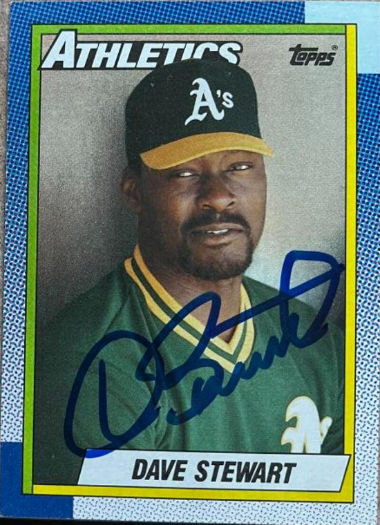 Dave Stewart Autographed 1990 Topps #270