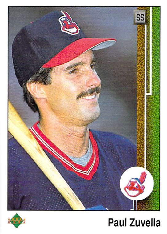 1989 Upper Deck #236 Paul Zuvella VG Cleveland Indians 