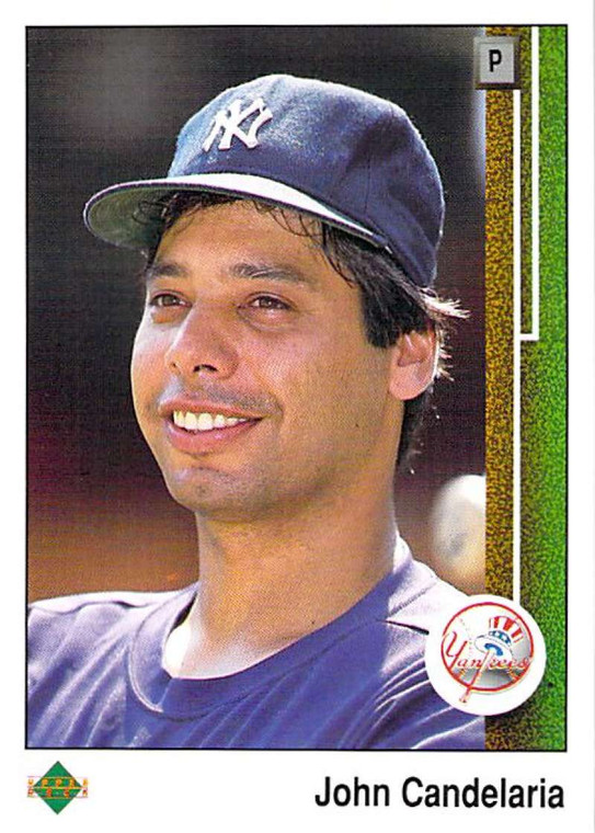 1989 Upper Deck #248 John Candelaria UER VG New York Yankees 