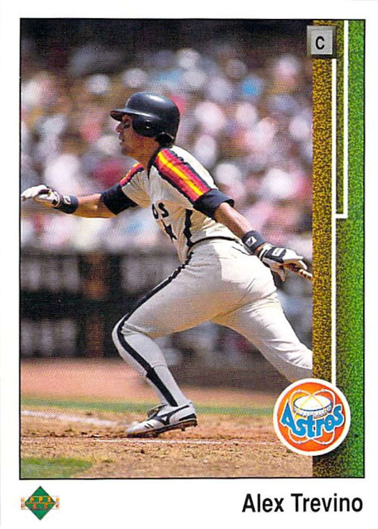 1989 Upper Deck #262 Alex Trevino VG Houston Astros 