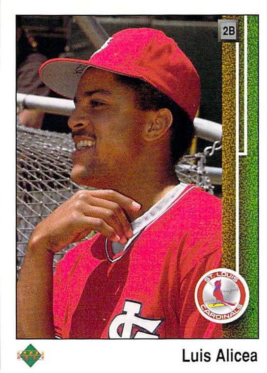 1989 Upper Deck #281 Luis Alicea VG RC Rookie St. Louis Cardinals 