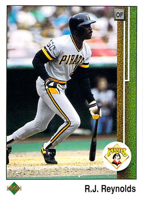 1989 Upper Deck #315 R.J. Reynolds VG Pittsburgh Pirates 