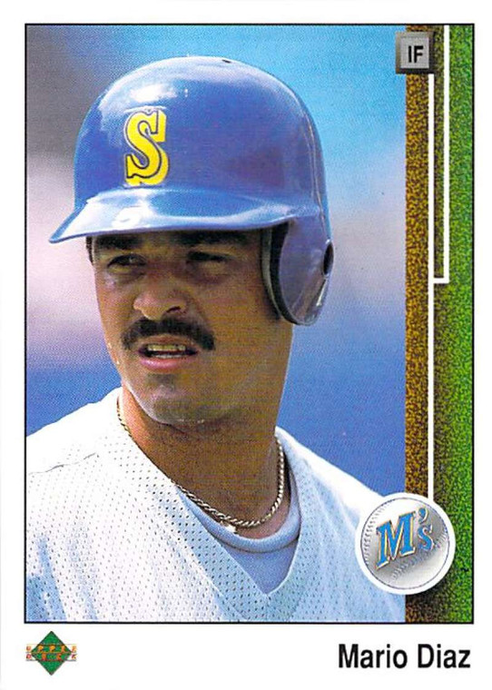 1989 Upper Deck #318 Mario Diaz VG Seattle Mariners 